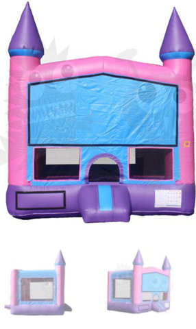 ASJ - Pink 13'x13' Castle with Basketball Hoop! ASJ - Pink 13'x13' Castle with Basketball Hoop!